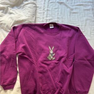 Vintage Hanes embroidered bunny Sweatshirt